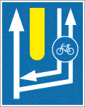 út-melletti-kerékpárút-kresztábla