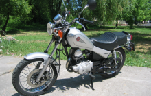 Yamaha SR125 ezüst